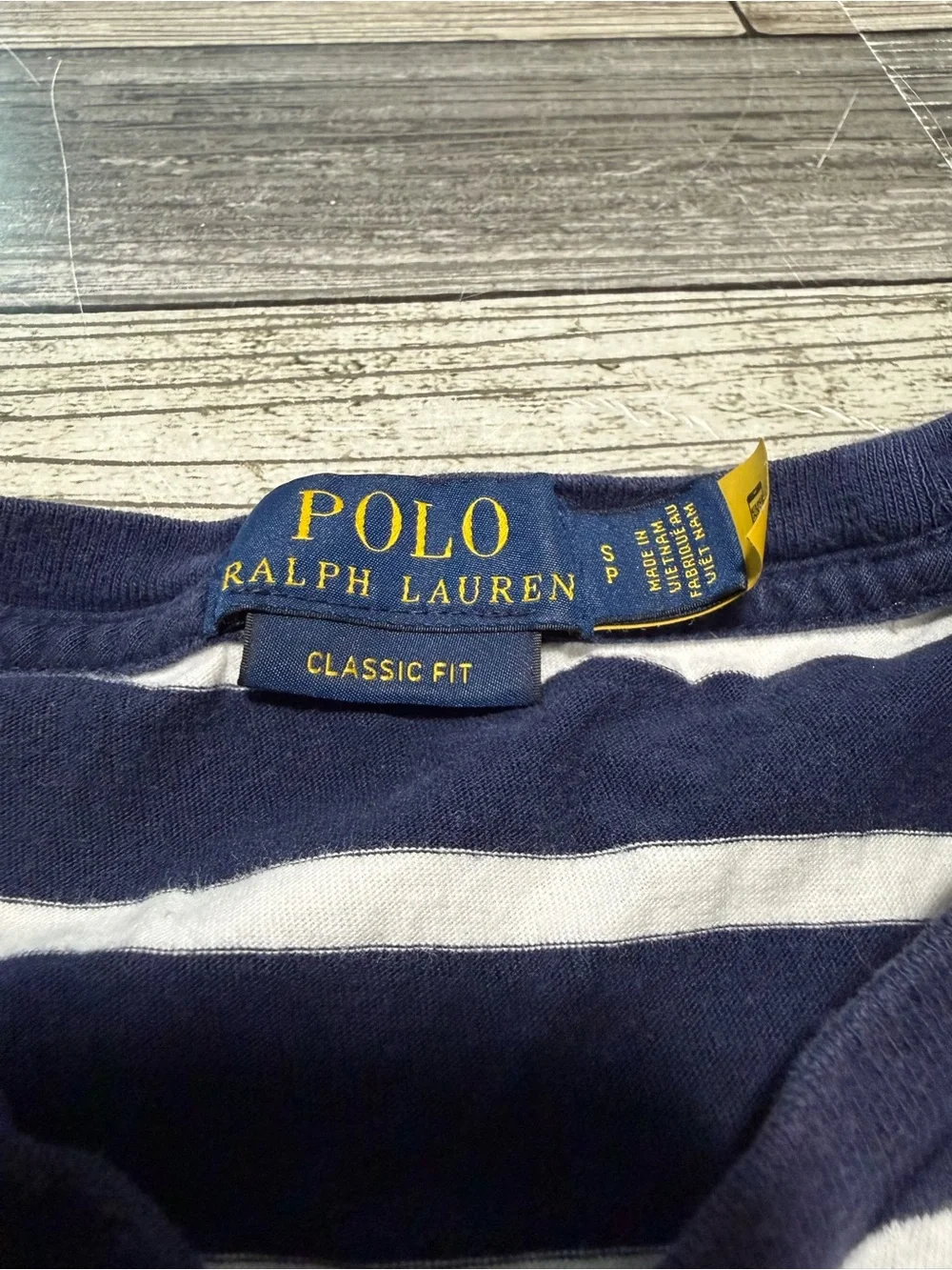 Polo Ralph Lauren Classic Fit Striped T Shirt Men’s S Multi Color READ